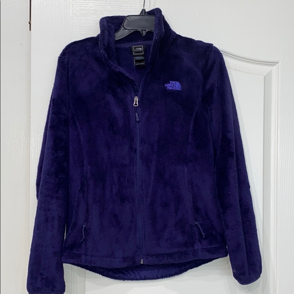 The North Face Zip Up Teddy Jacket S Purple